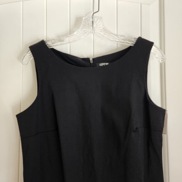 Apt. 9 Black Sleeveless Floral-Print Sheath Dress With Zipper Back & Scoop Neck - Picture 5 of 7